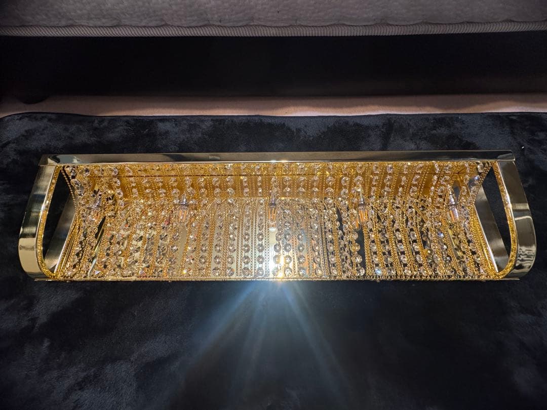 壁掛け　ナイアガラ　シャンデリア　80cm LED球付き