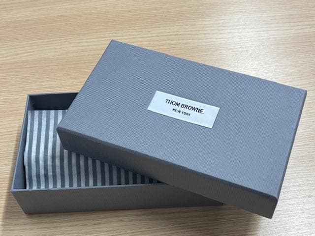 【美品】THOM BROWNE トムブラウン トリコロール名刺入れ カードケース