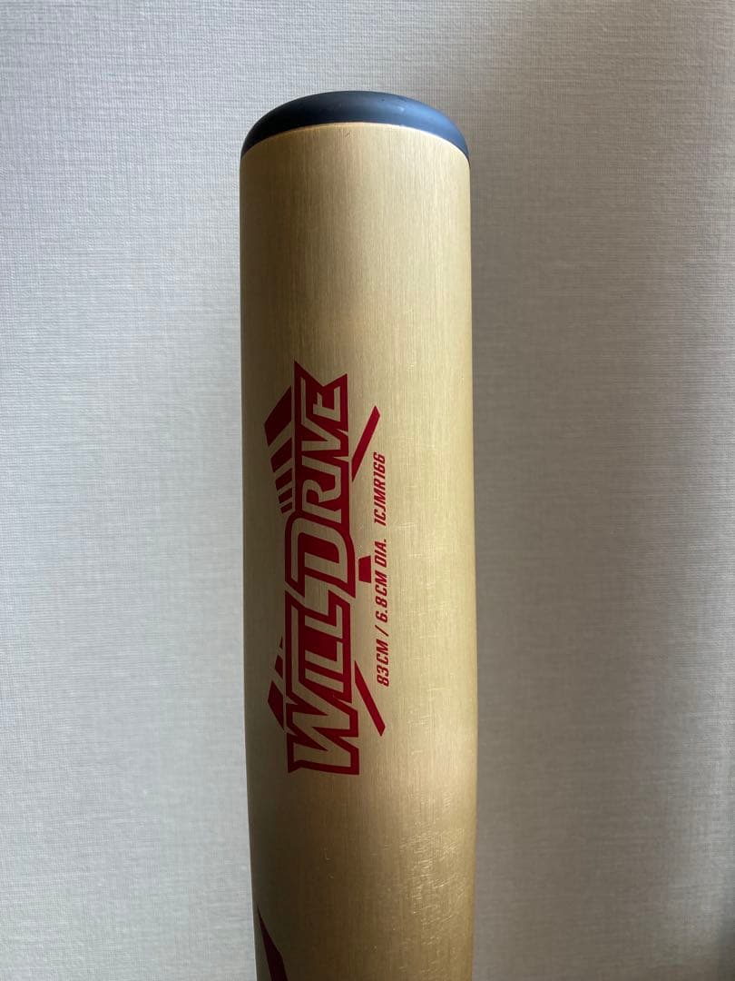 美品　ミズノ　バット　軟式用金属製　ウィルドライブ　83cm