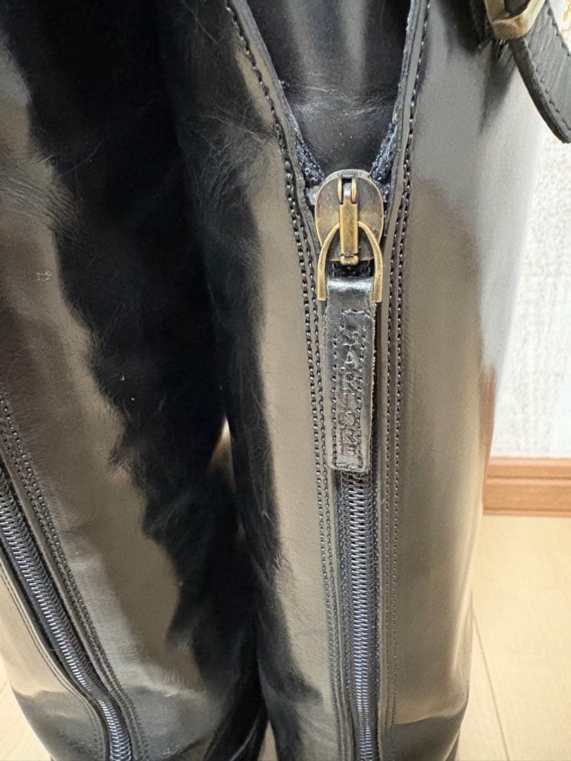 25.5～26㎝★美品SARTORE ジョッキーロングブーツ40 サルトルバック