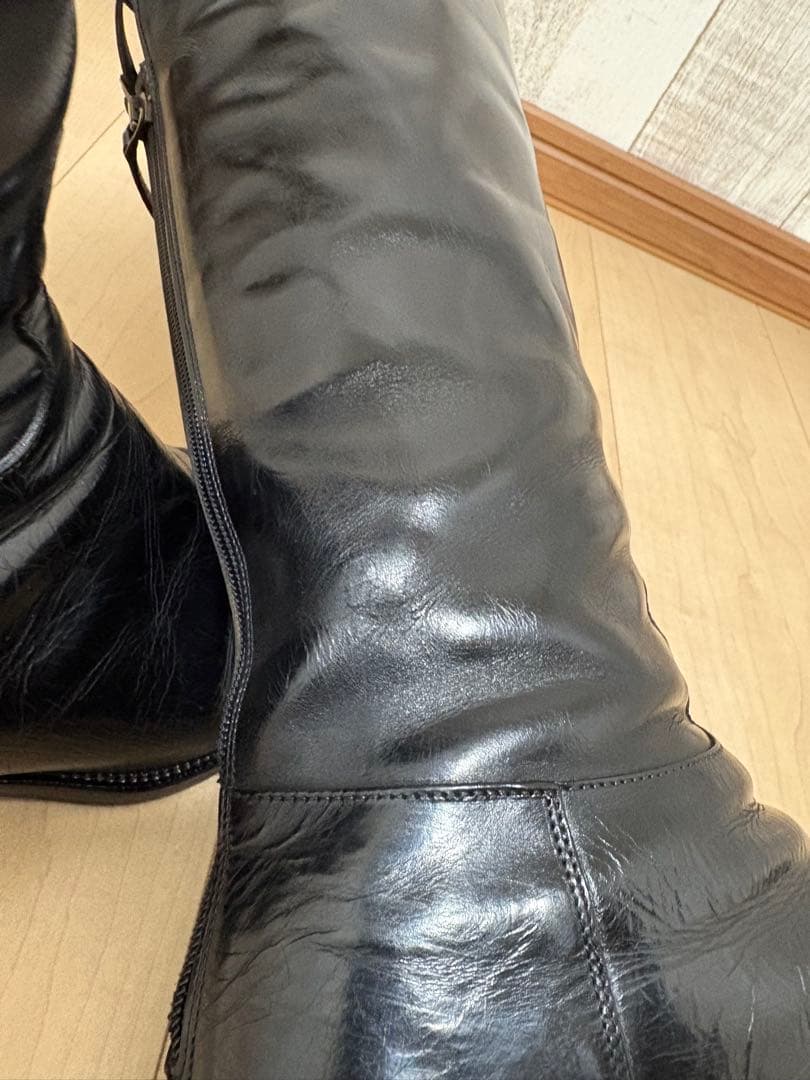 25.5～26㎝★美品SARTORE ジョッキーロングブーツ40 サルトルバック