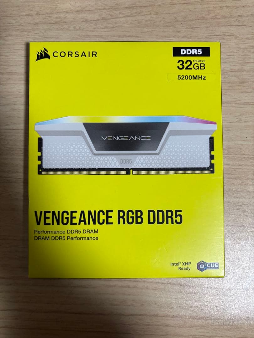 コルセア　CORSAIR DDR5 32GB VENGEANCE RGB