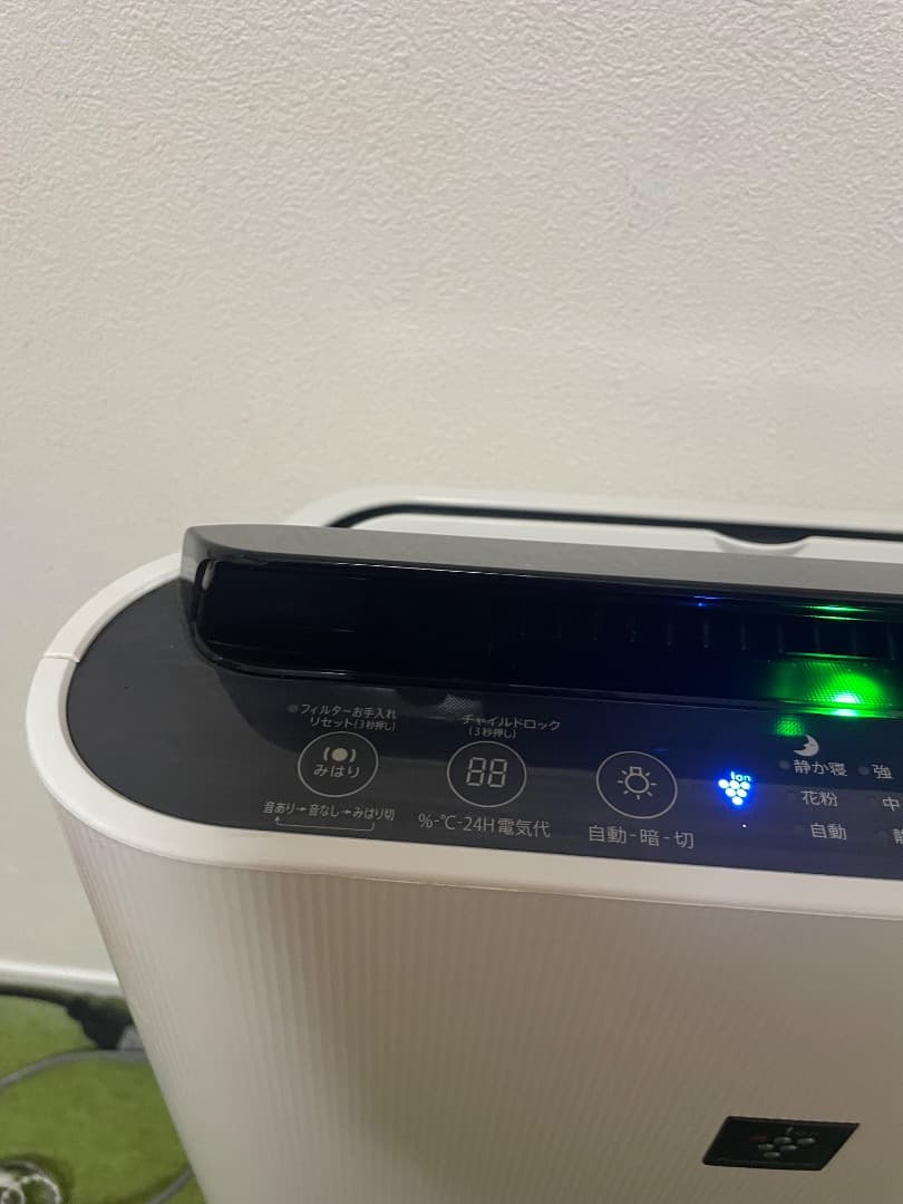 SHARP 2020年製 加湿フィルター綺麗 プラズマクラスター加湿空気清浄機