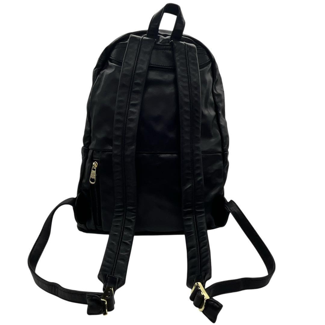 ✨極美品✨ ツモリチサト キャリー リュック オールレザー ブラック ゴールド