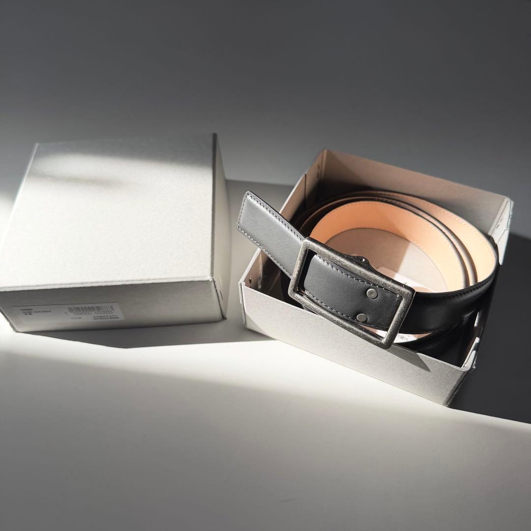 グラフペーパー graphpaper ホールレスベルト　ナロー　グレー　1