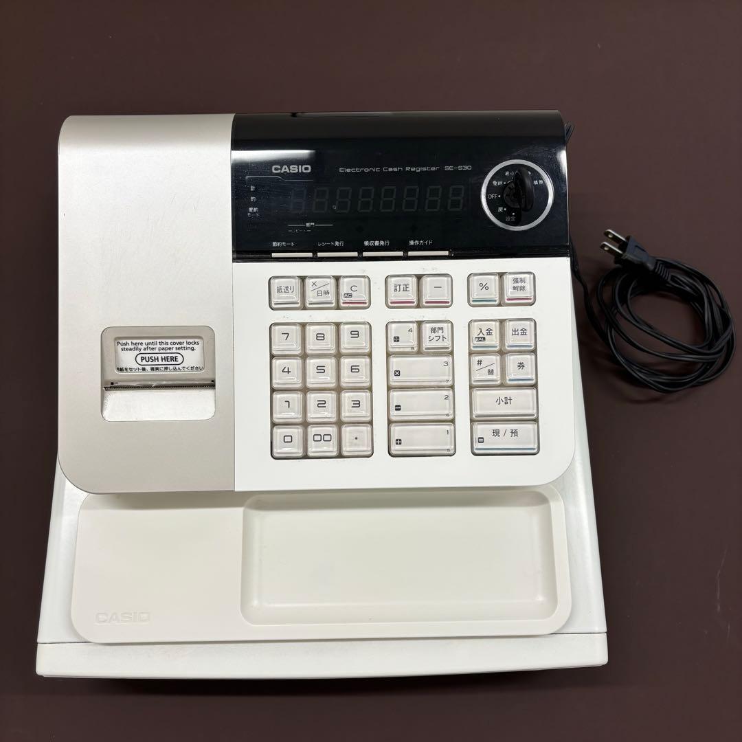 CASIO SE-S30 ホワイト レジスター