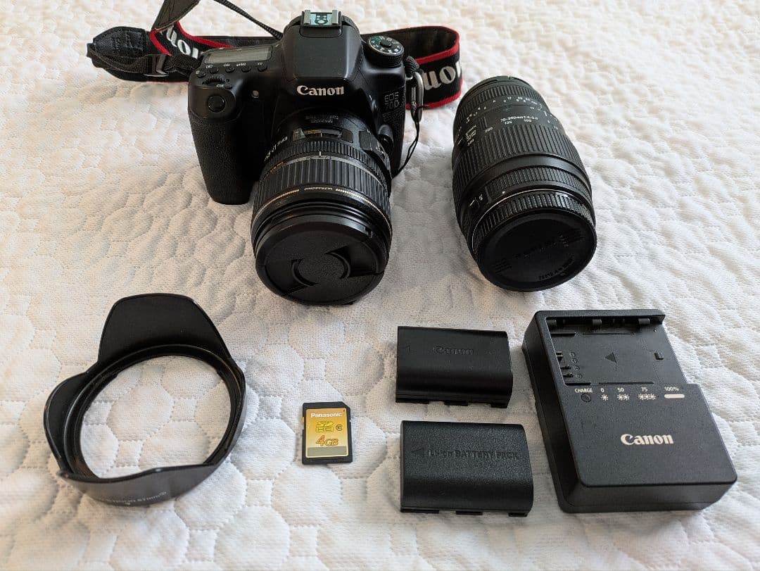 Canon EOS 70D デジタル一眼レフ　レンズ2本付き