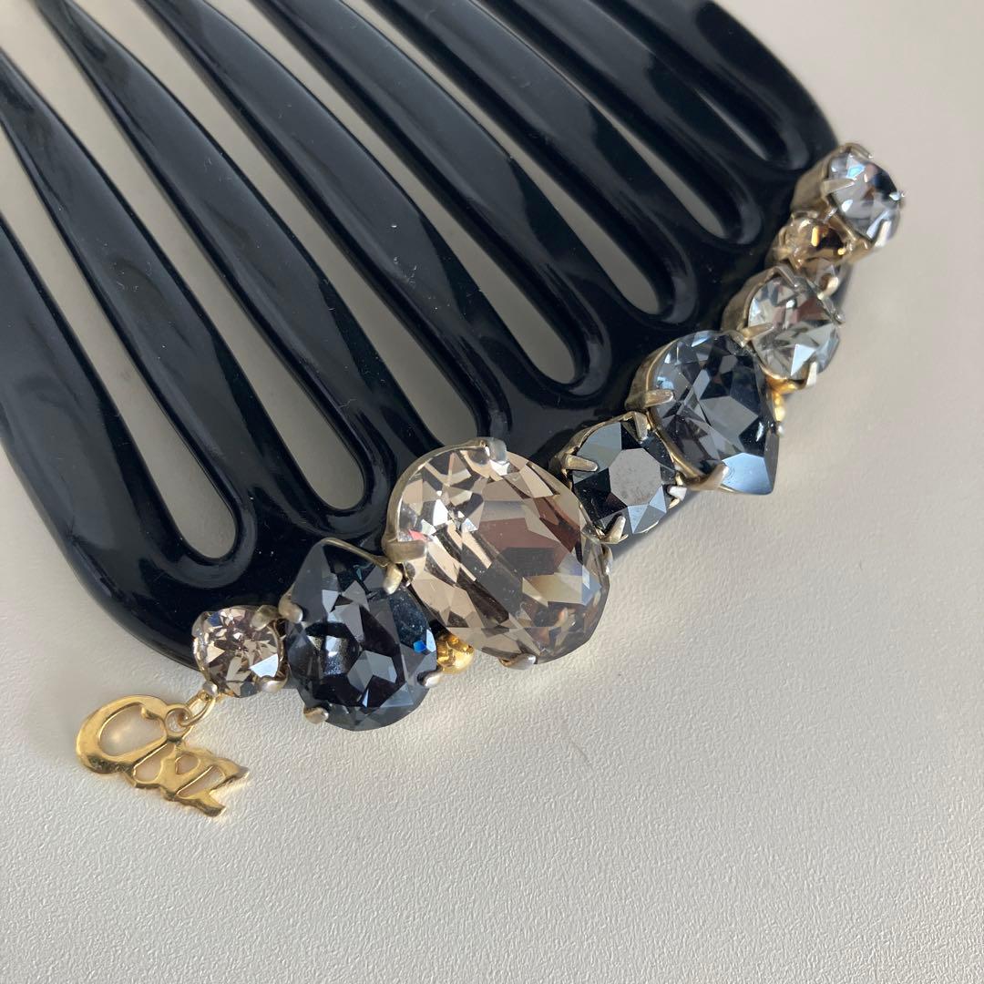 大きなスワロ付きコーム