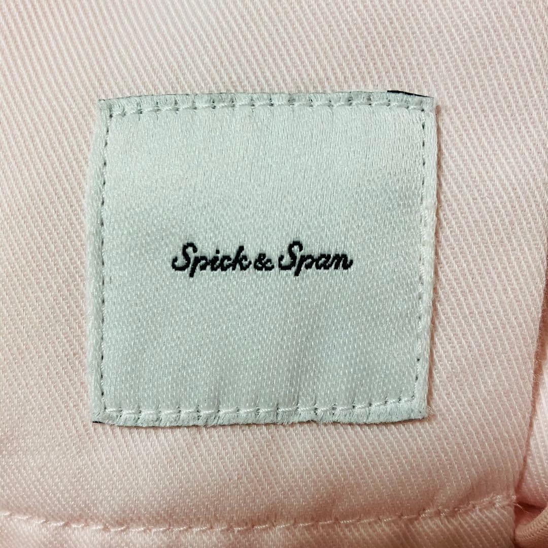 新品 スピックアンドスパン Higuchi×S チノワイドパンツ ピンク ３８