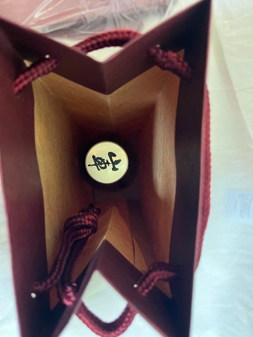 紙袋 100枚 セット 赤 贈答 プレゼント 手提袋 ボトル 新品 未使用