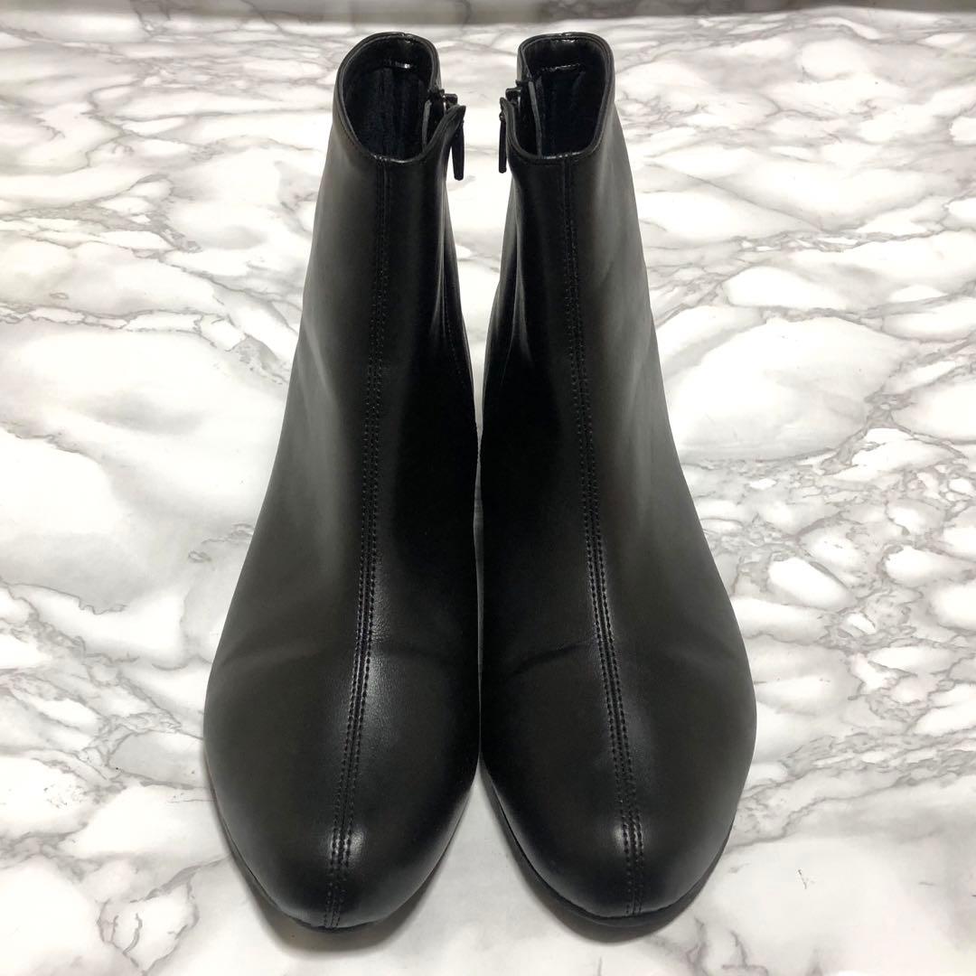 美品✨️ RAKUNA 整体ブーツ サイドジップ ショートブーツ ラクナ Lサイズ