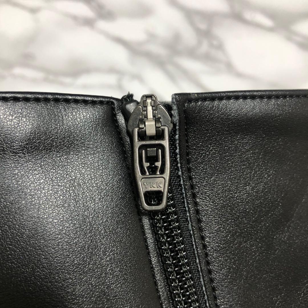 美品✨️ RAKUNA 整体ブーツ サイドジップ ショートブーツ ラクナ Lサイズ