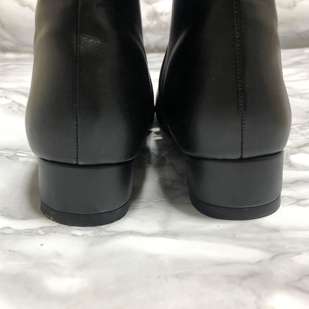 美品✨️ RAKUNA 整体ブーツ サイドジップ ショートブーツ ラクナ Lサイズ