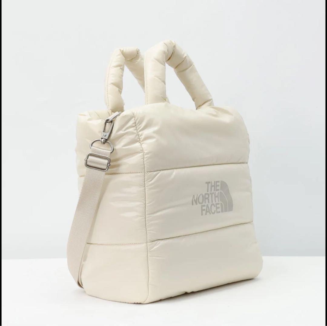 【韓国限定】ノースフェイス＊プランピー＊トートバッグ＊L ＊クリーム
