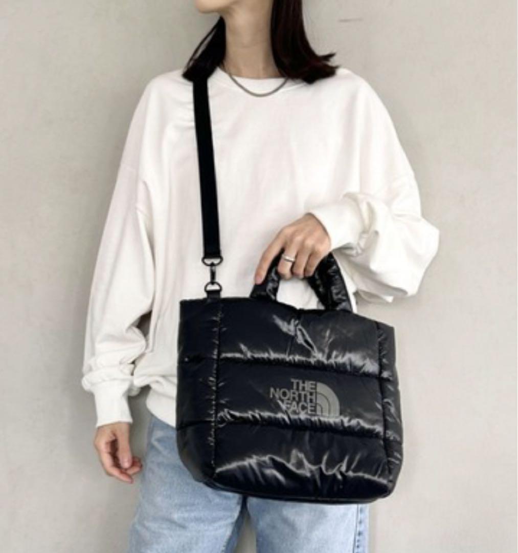 【韓国限定】ノースフェイス＊プランピー＊トートバッグ＊L ＊クリーム