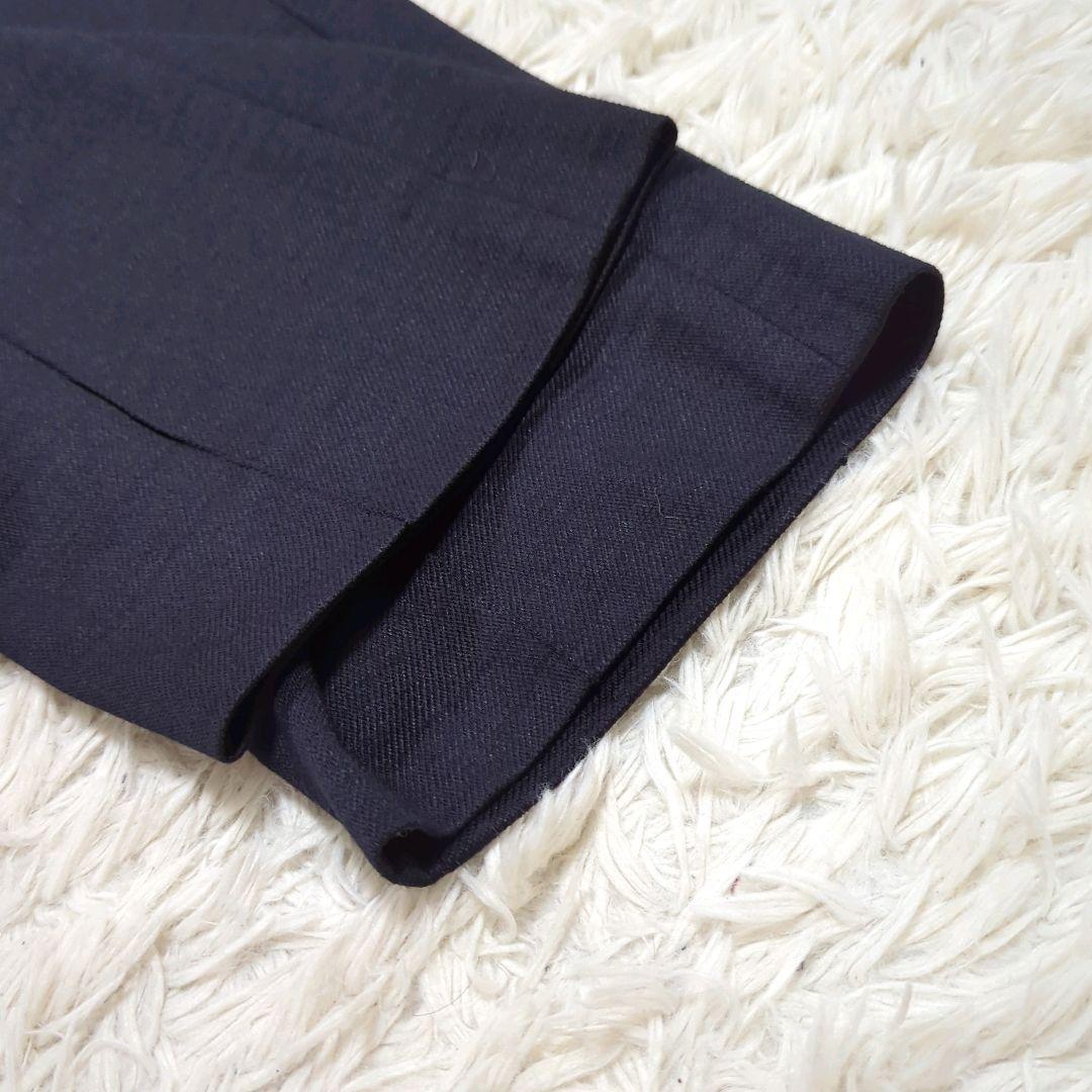 極美品 ユナイテッドアローズ リネン ノーカラー スリーピース 洗えるストレッチ