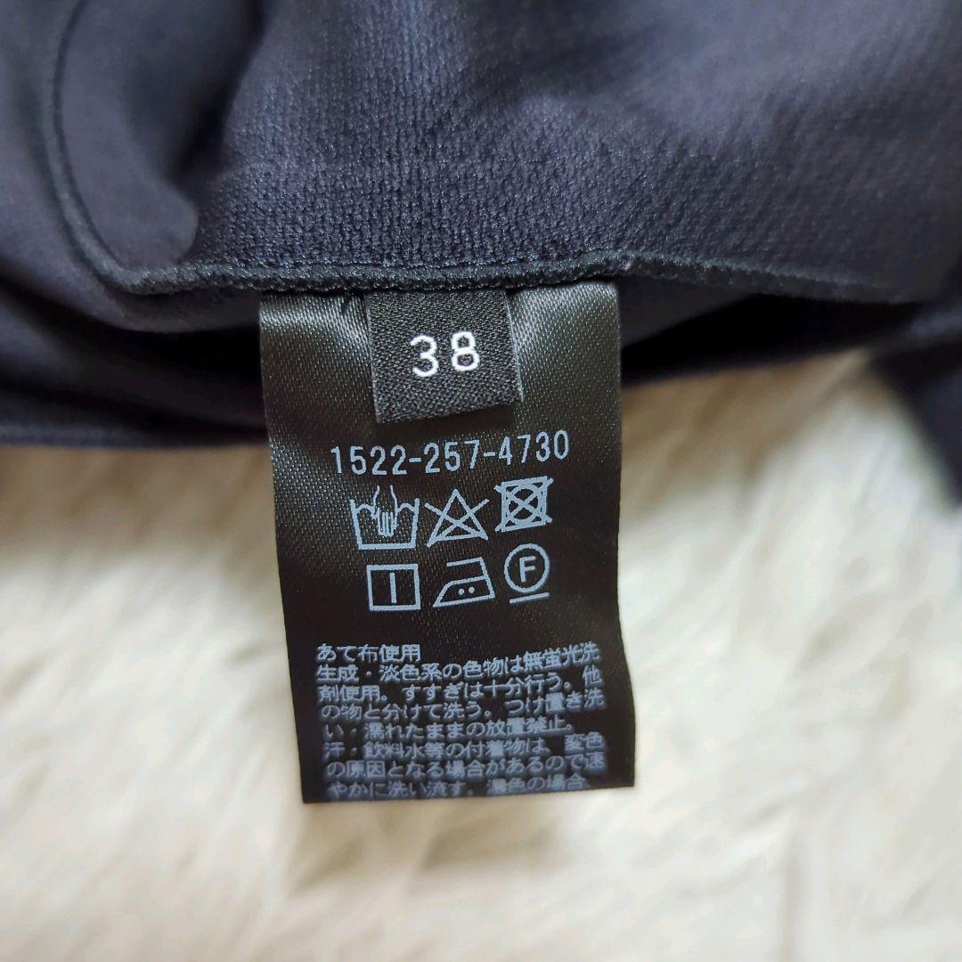 極美品 ユナイテッドアローズ リネン ノーカラー スリーピース 洗えるストレッチ