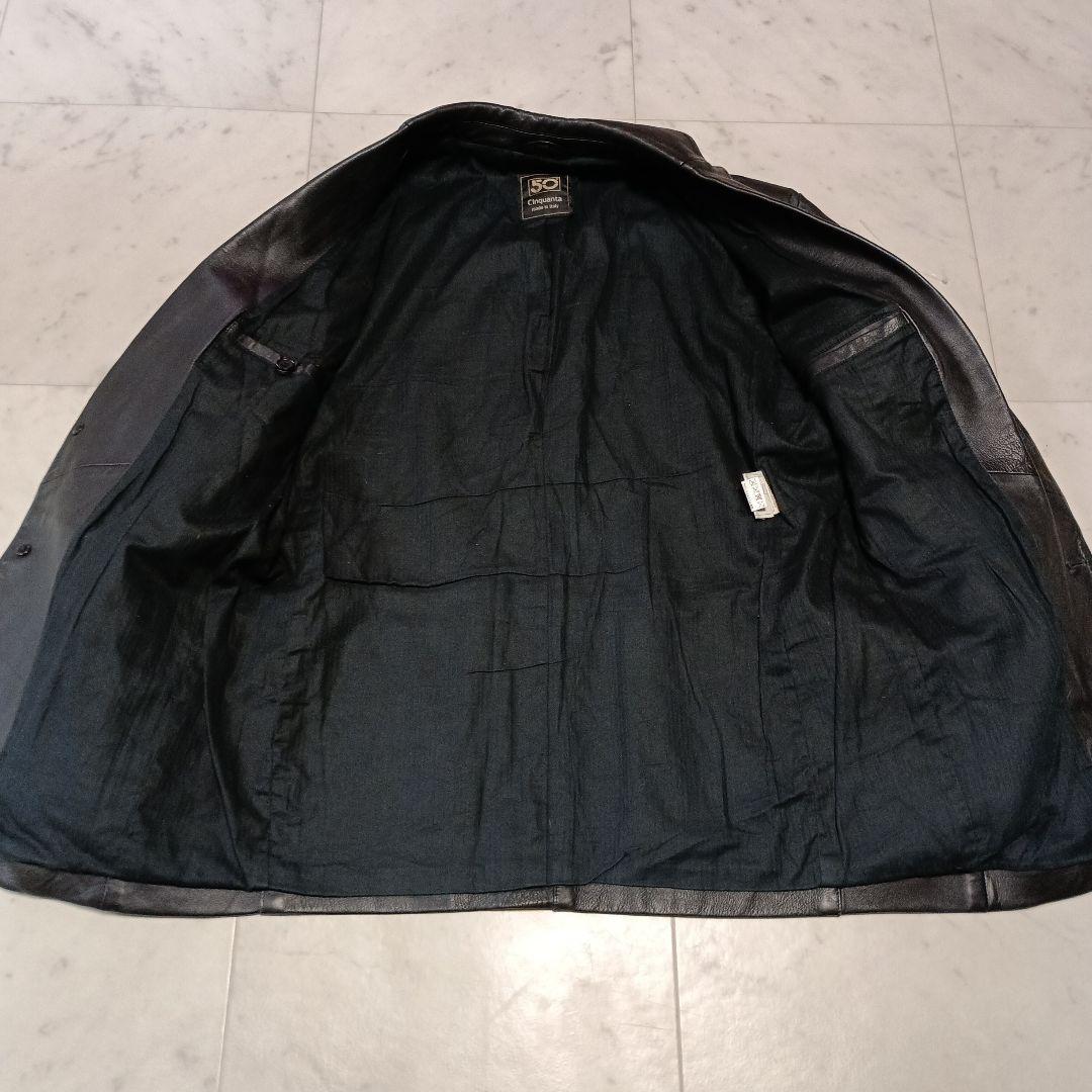 CINQUANTA チンクアンタ レザージャケット 羊革