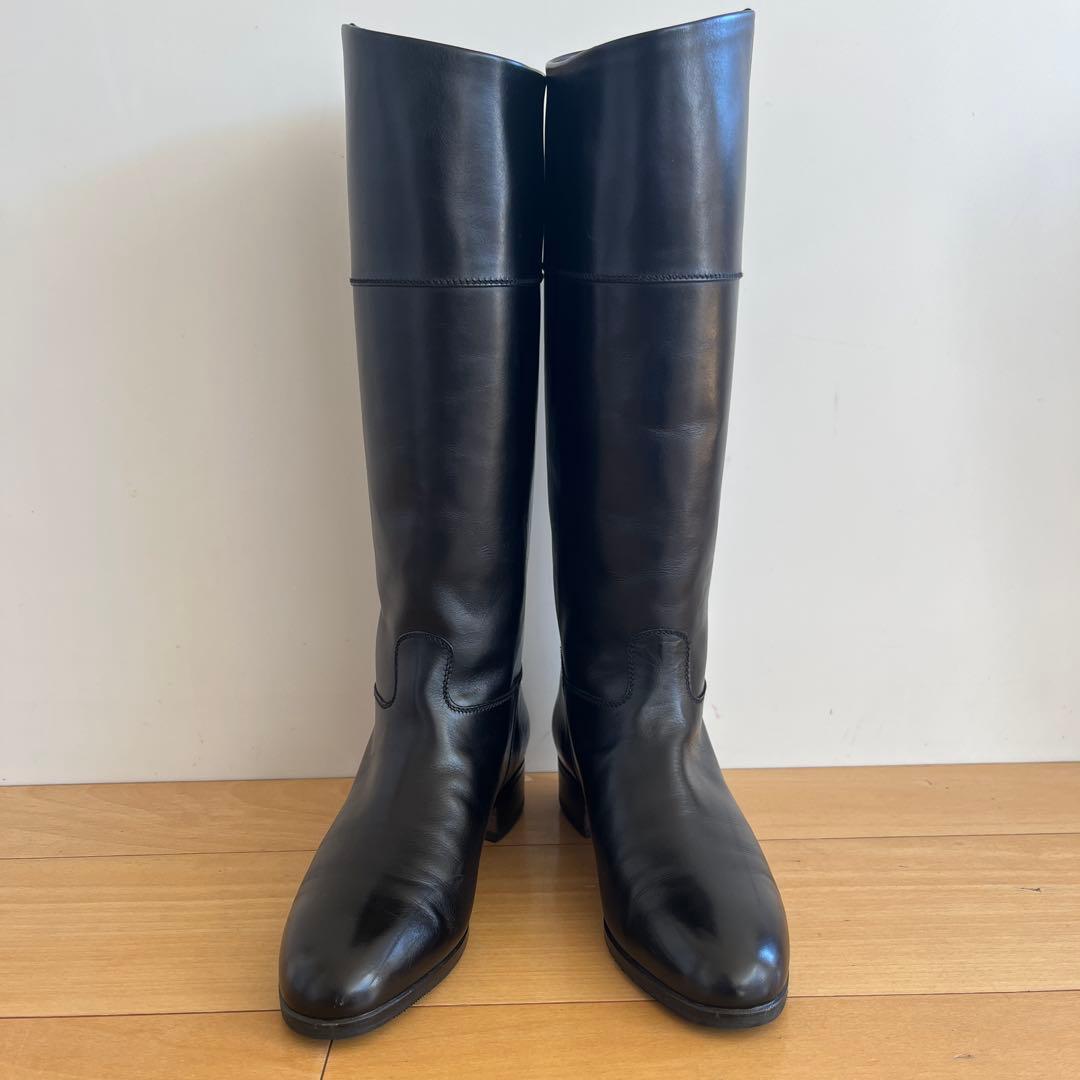 TANINO CRISCI タニノクリスチー ロングブーツ ブラック37 1/2