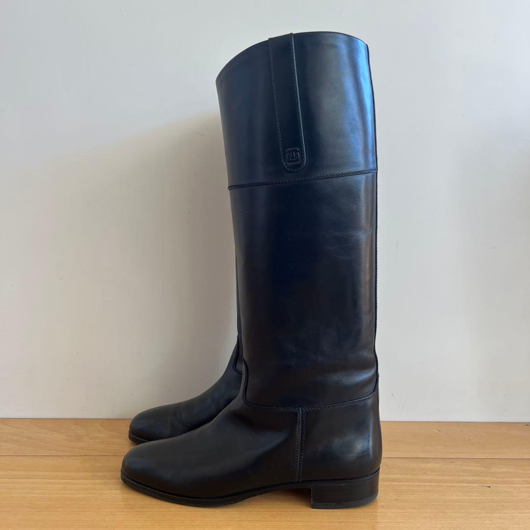 TANINO CRISCI タニノクリスチー ロングブーツ ブラック37 1/2