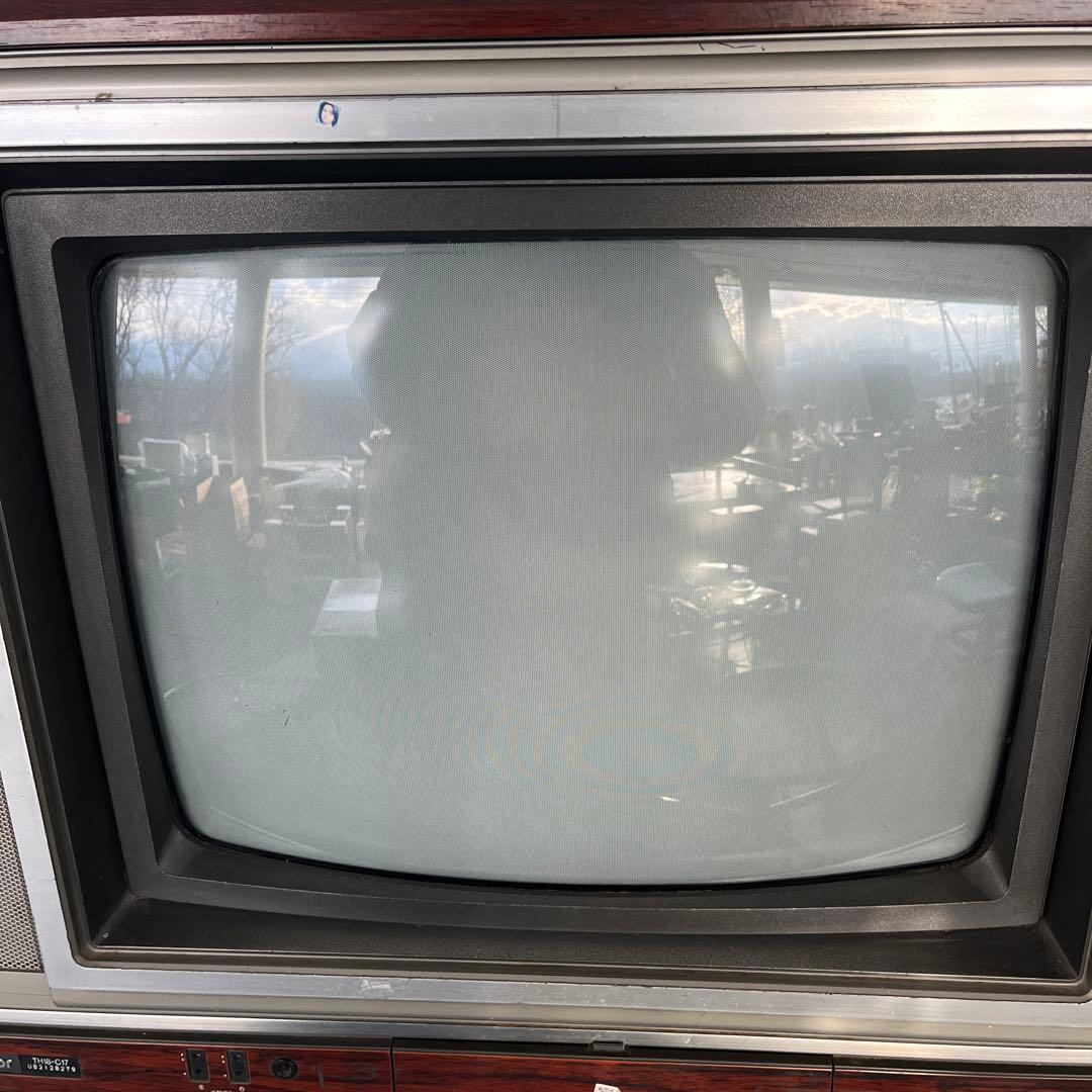 昭和物　ナショナルカラーテレビ　TH18-C17 IC.ドランジスタ式