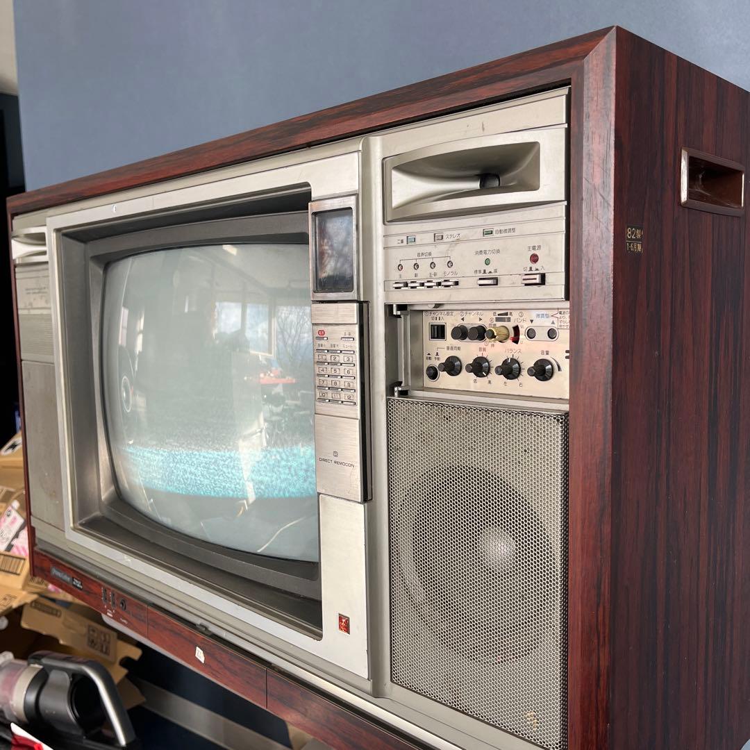 昭和物　ナショナルカラーテレビ　TH18-C17 IC.ドランジスタ式