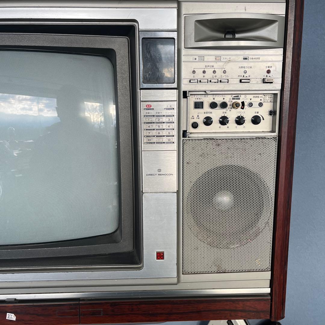 昭和物　ナショナルカラーテレビ　TH18-C17 IC.ドランジスタ式