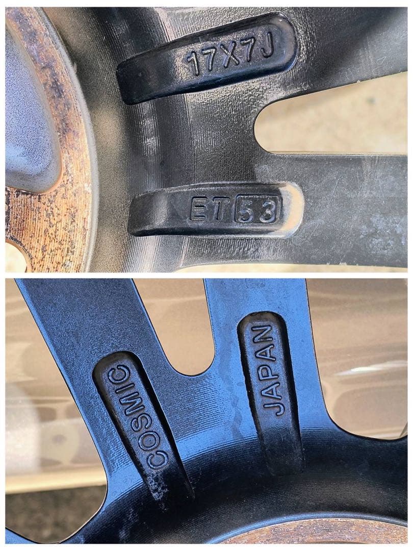 t*s様 サマータイヤとホイール 4本セット 17インチ