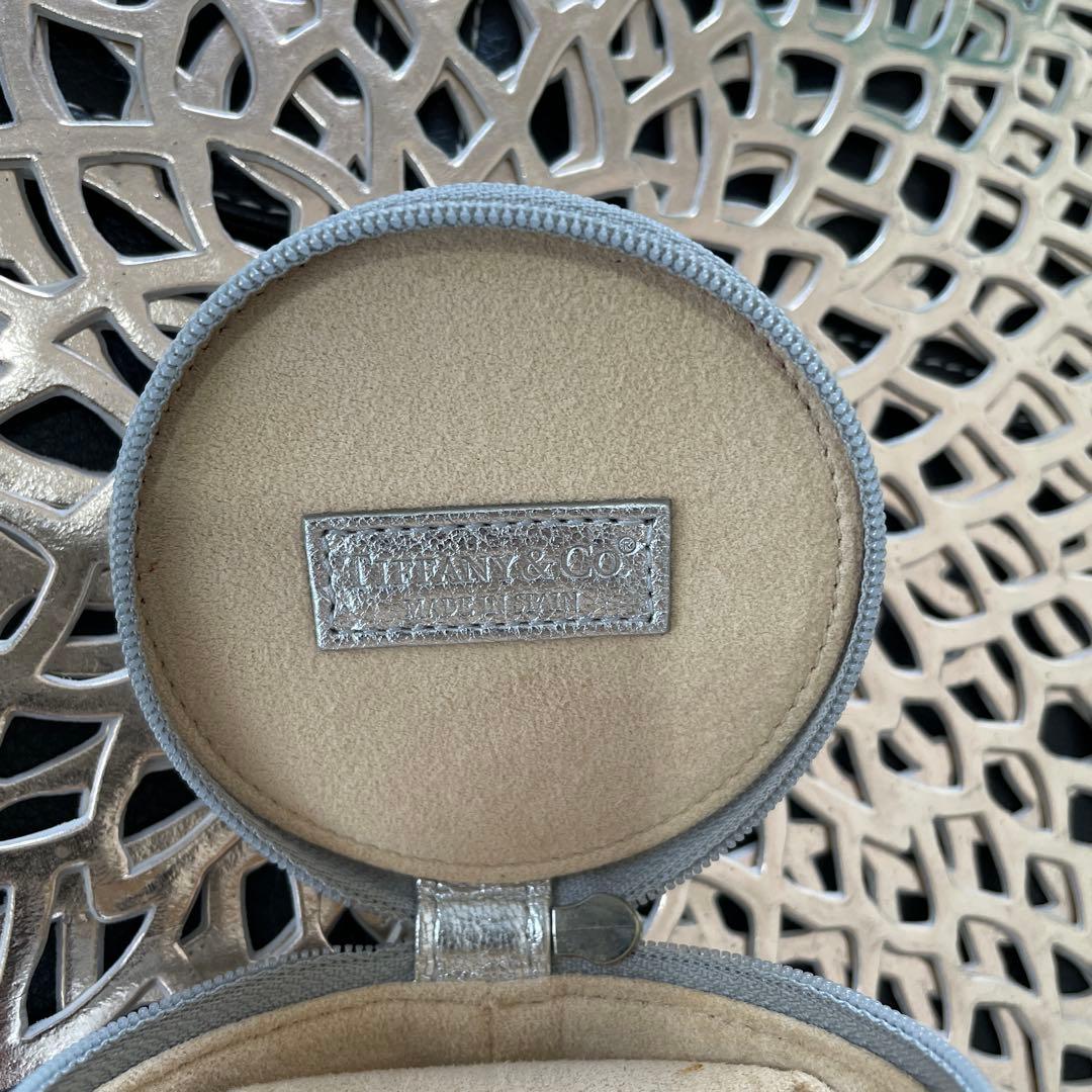 Tiffany & Co. シルバー ラウンドジュエリーケース　スモール