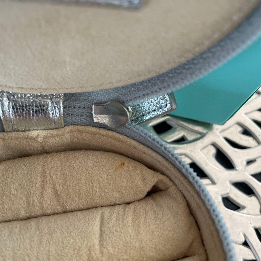 Tiffany & Co. シルバー ラウンドジュエリーケース　スモール