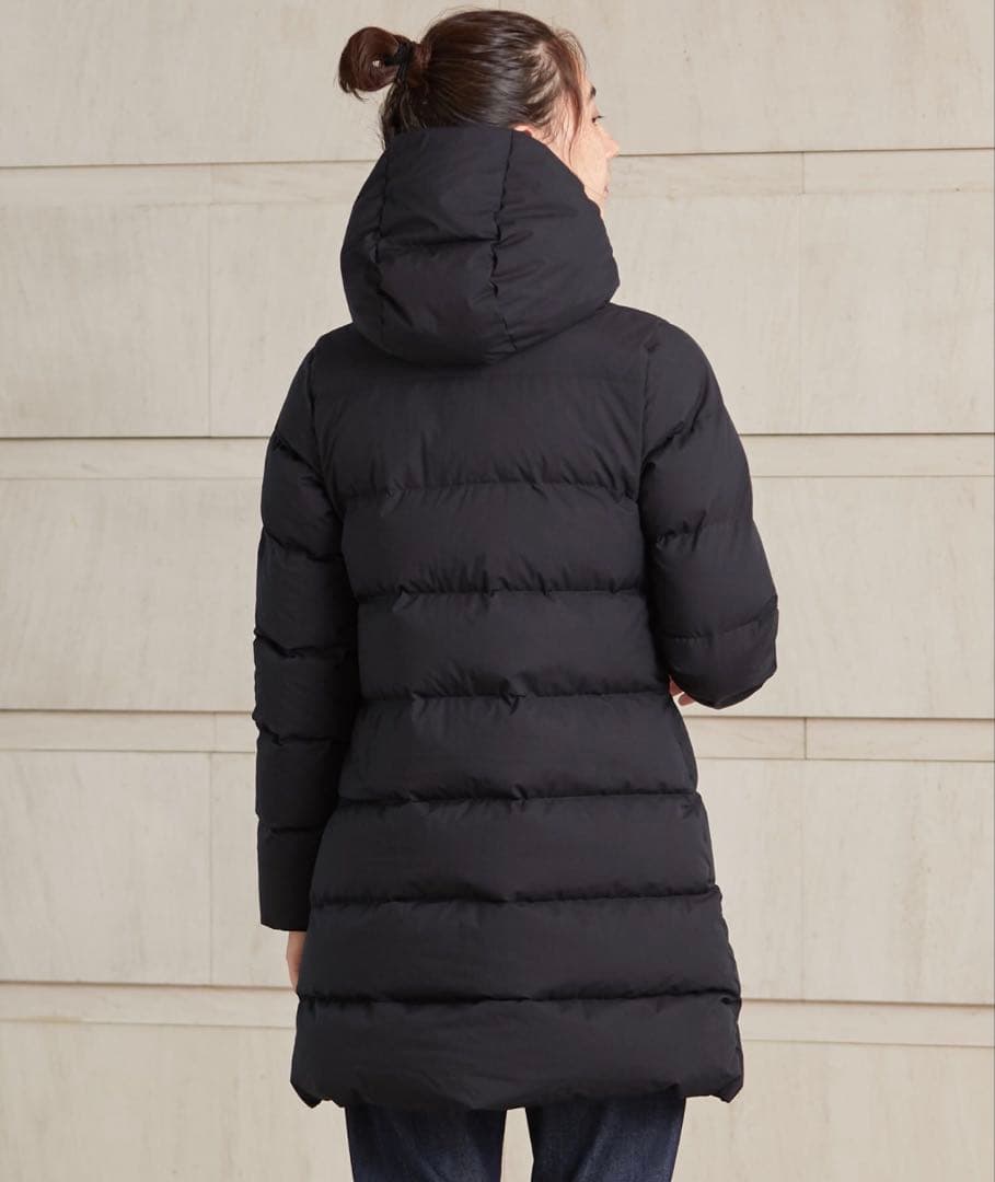 THE NORTH FACE ダウンシェルコート 黒　保存袋付き