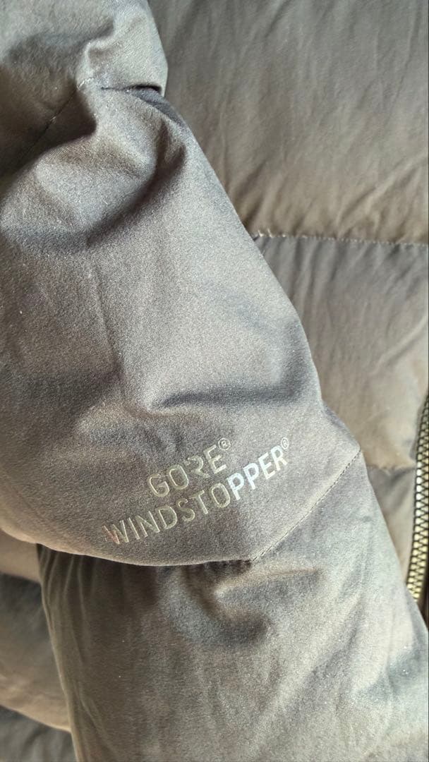 THE NORTH FACE ダウンシェルコート 黒　保存袋付き