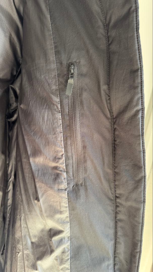 THE NORTH FACE ダウンシェルコート 黒　保存袋付き