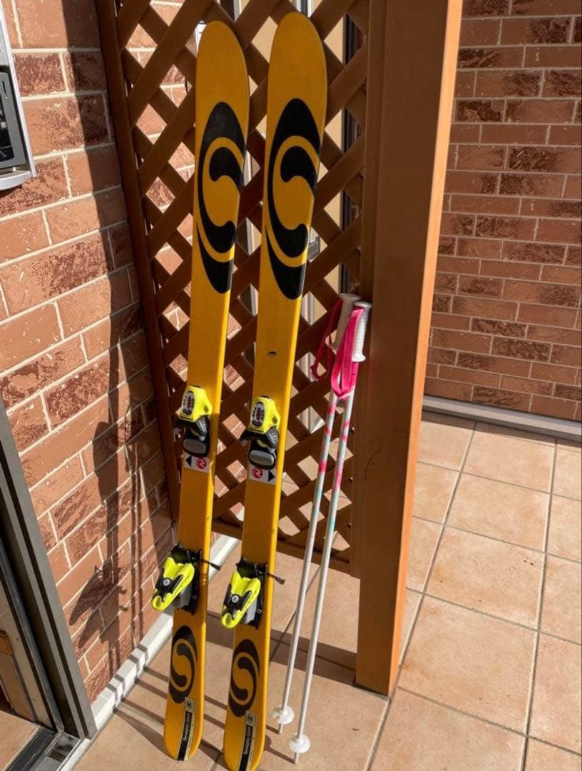 Salomon スキー板 黄色 (145 cm)