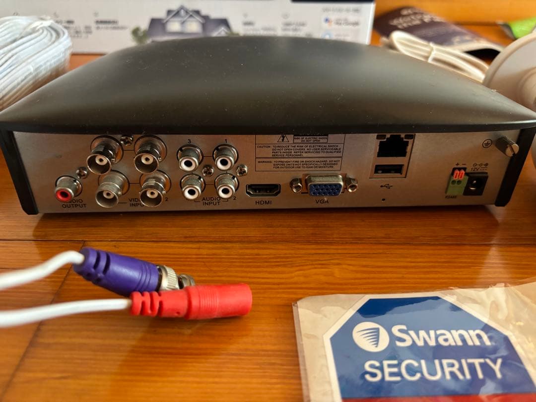 SWANN スワン 防犯カメラ 1080p 4台　SWDVK-446804SL