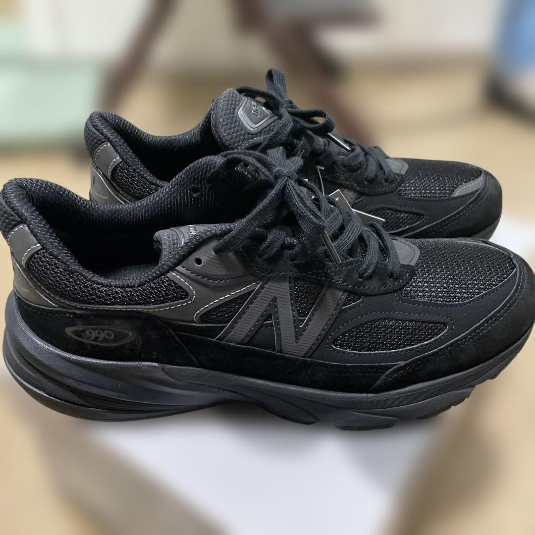 s*6様 NEW BALANCE 990 V6 TRIPLE BLACK 27.