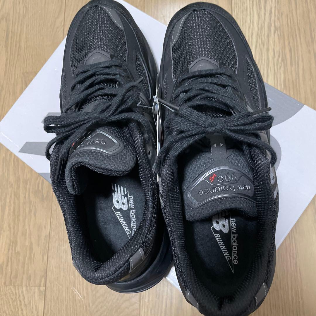 s*6様 NEW BALANCE 990 V6 TRIPLE BLACK 27.