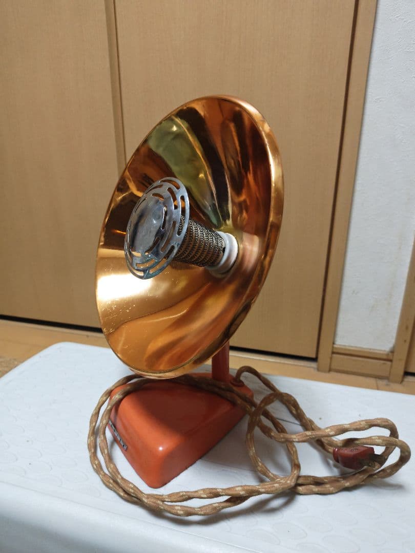 昭和レトロ　東京芝浦電気株式会社　電氣ストーブ　　古道具　丸型