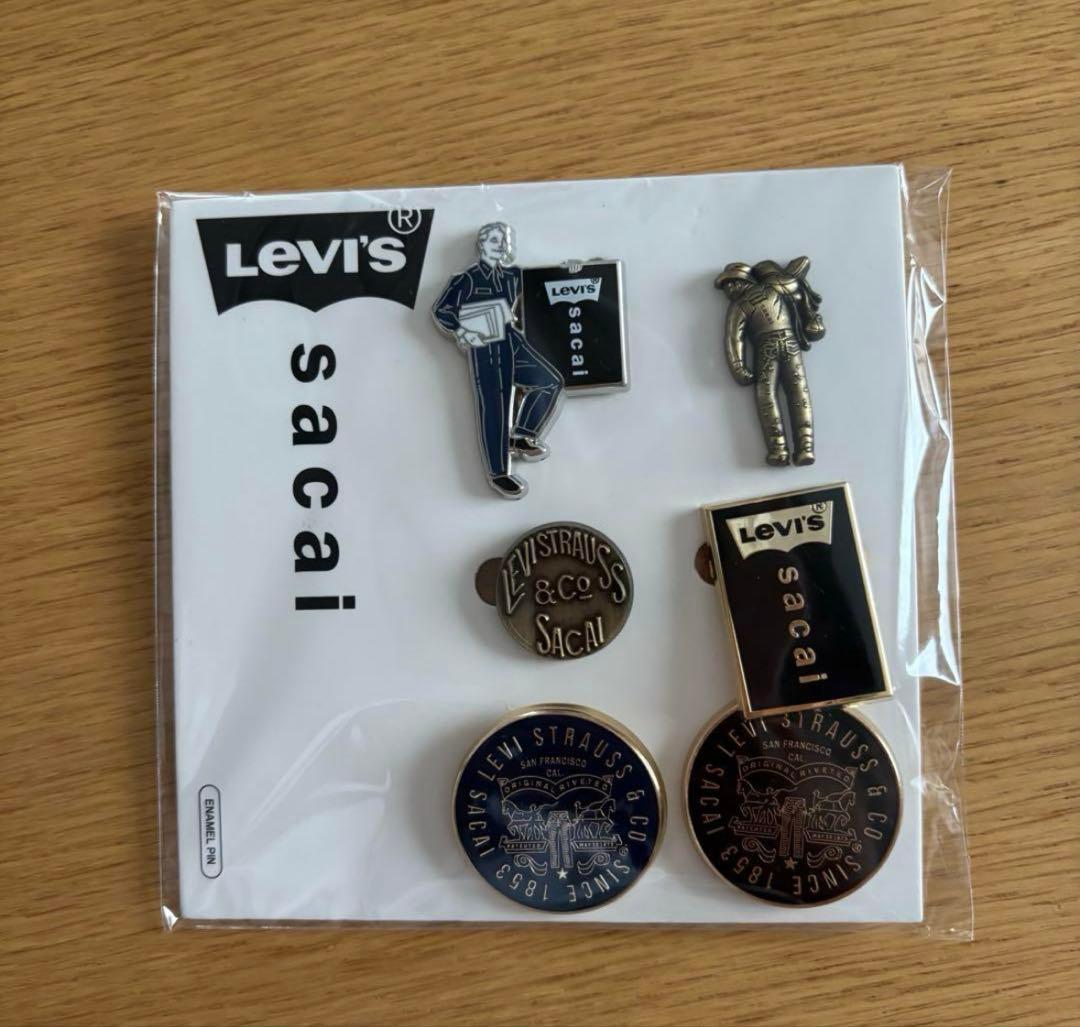 sacai Levi’s ピンズ　セット　ゴールド