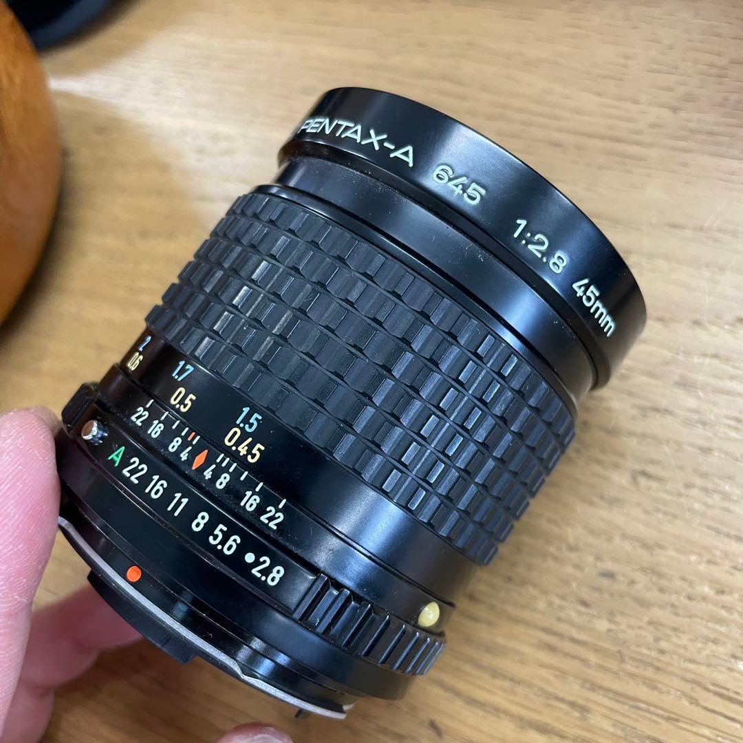 PENTAX 645N 中判カメラ 45mm F2.8 レンズセット