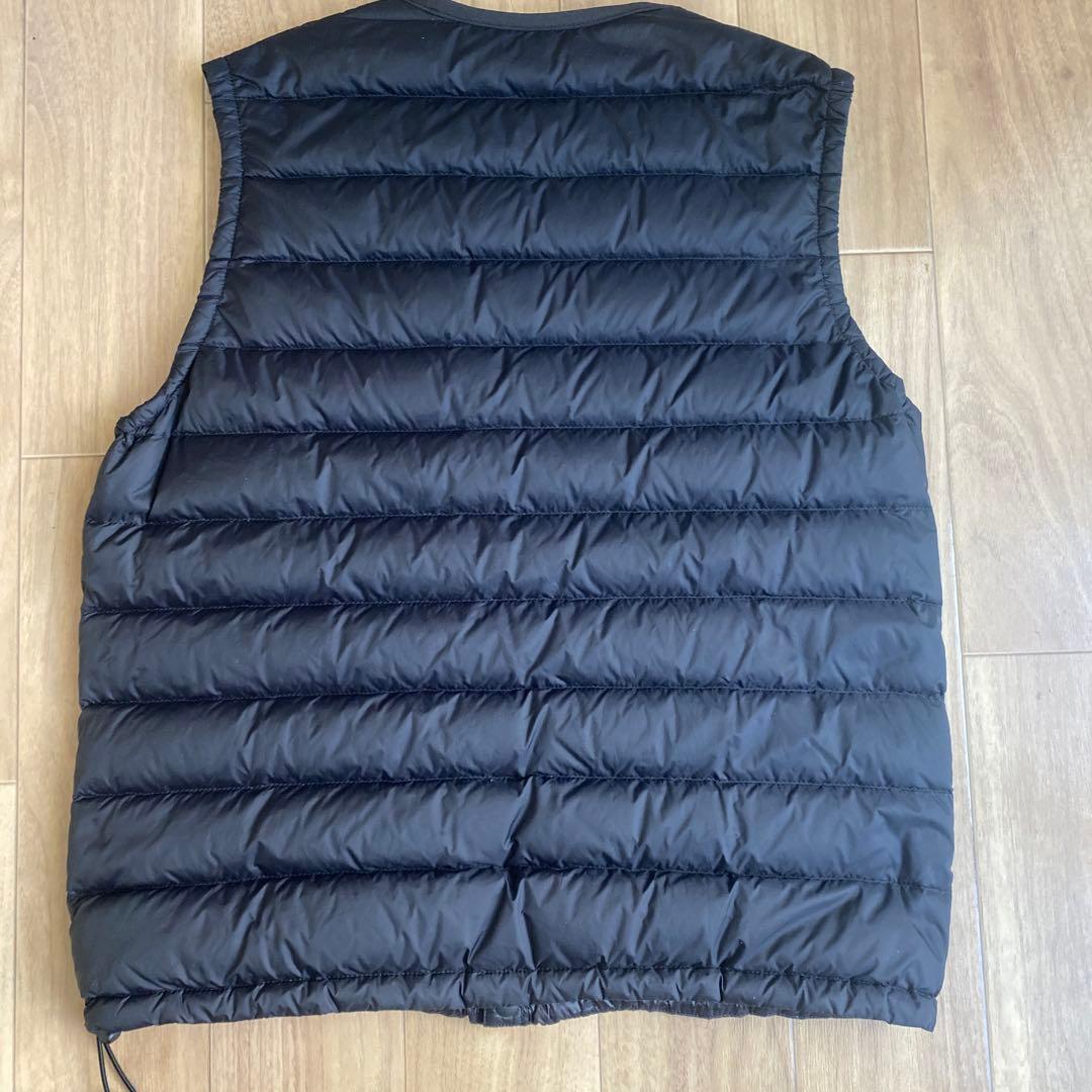 【最終お値引き】DANTON フェザーインナーダウンベスト 34 ブラック