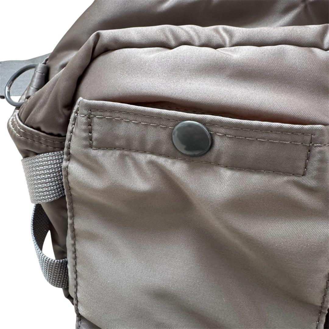 【未使用】 ポーター　タンカー　ウエストバッグ シルバーグレー 2way