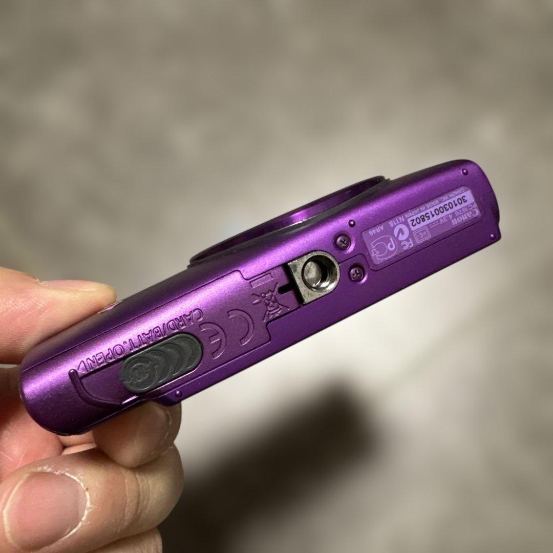 美品　人気色　Canon IXY 600F パープル