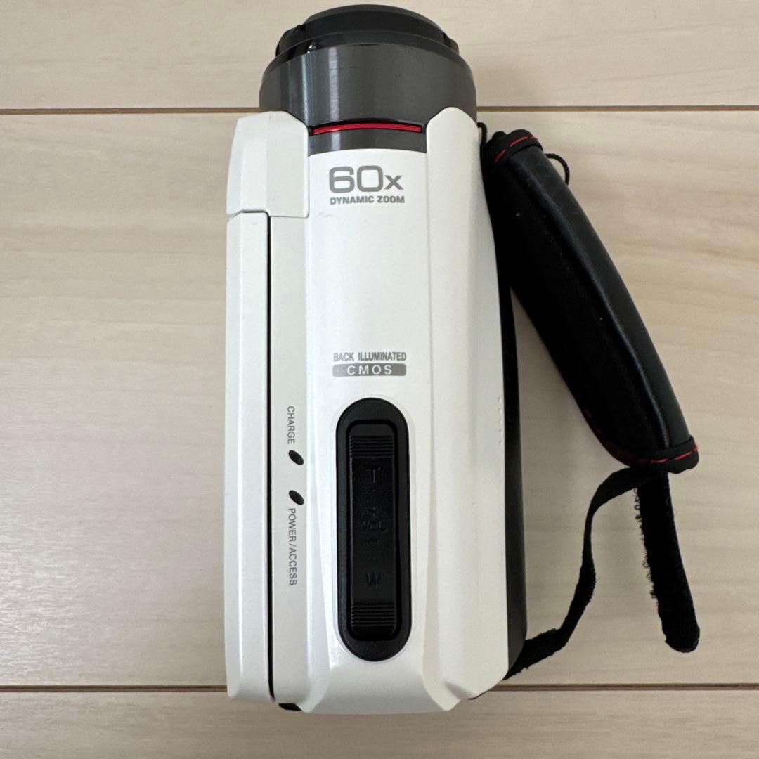 美品JVC ビデオカメラ EverioR エブリオ GZ-RX600-W＆おまけ
