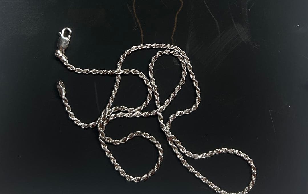 美品 AVALANCHE アバランチ ロープネックレス シルバー 925