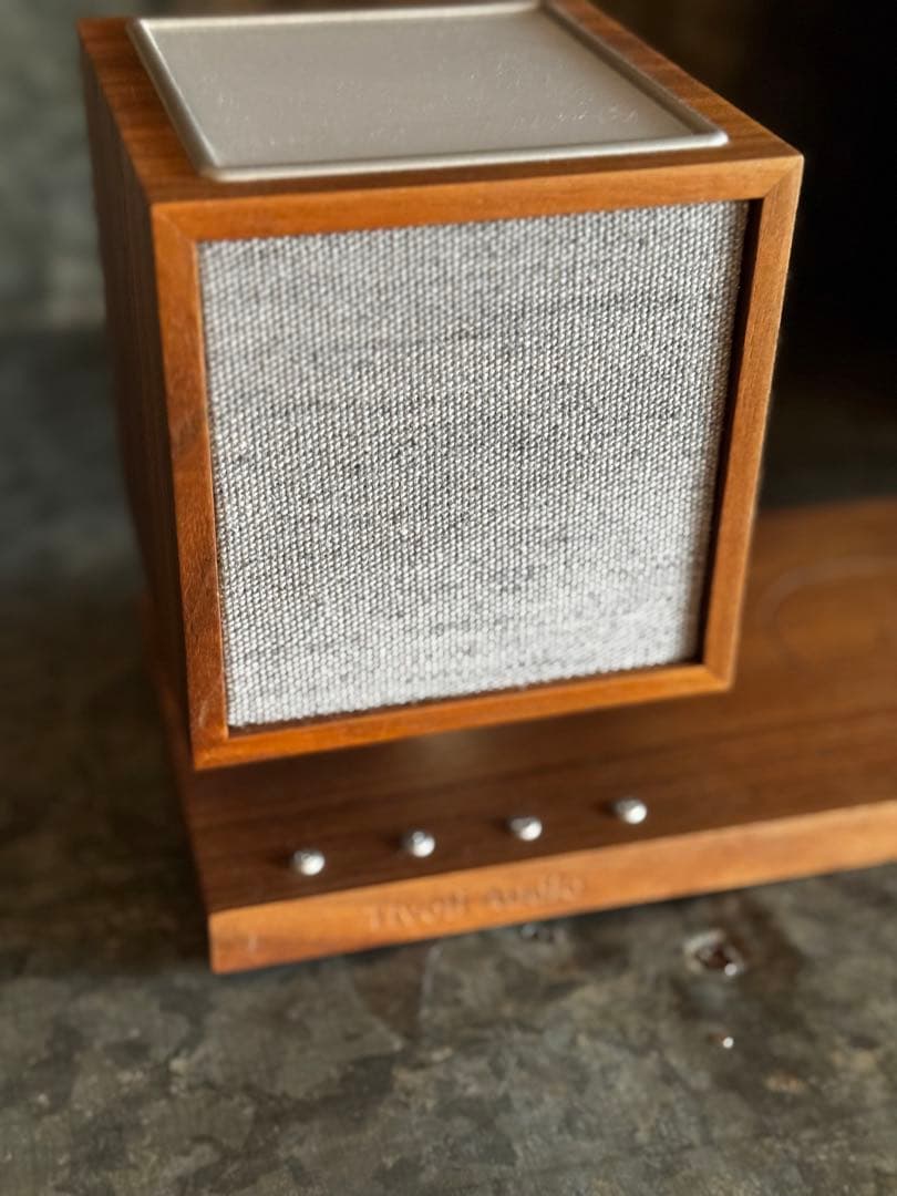 Tovoli Audio ワイヤレススピーカー 木製キューブ