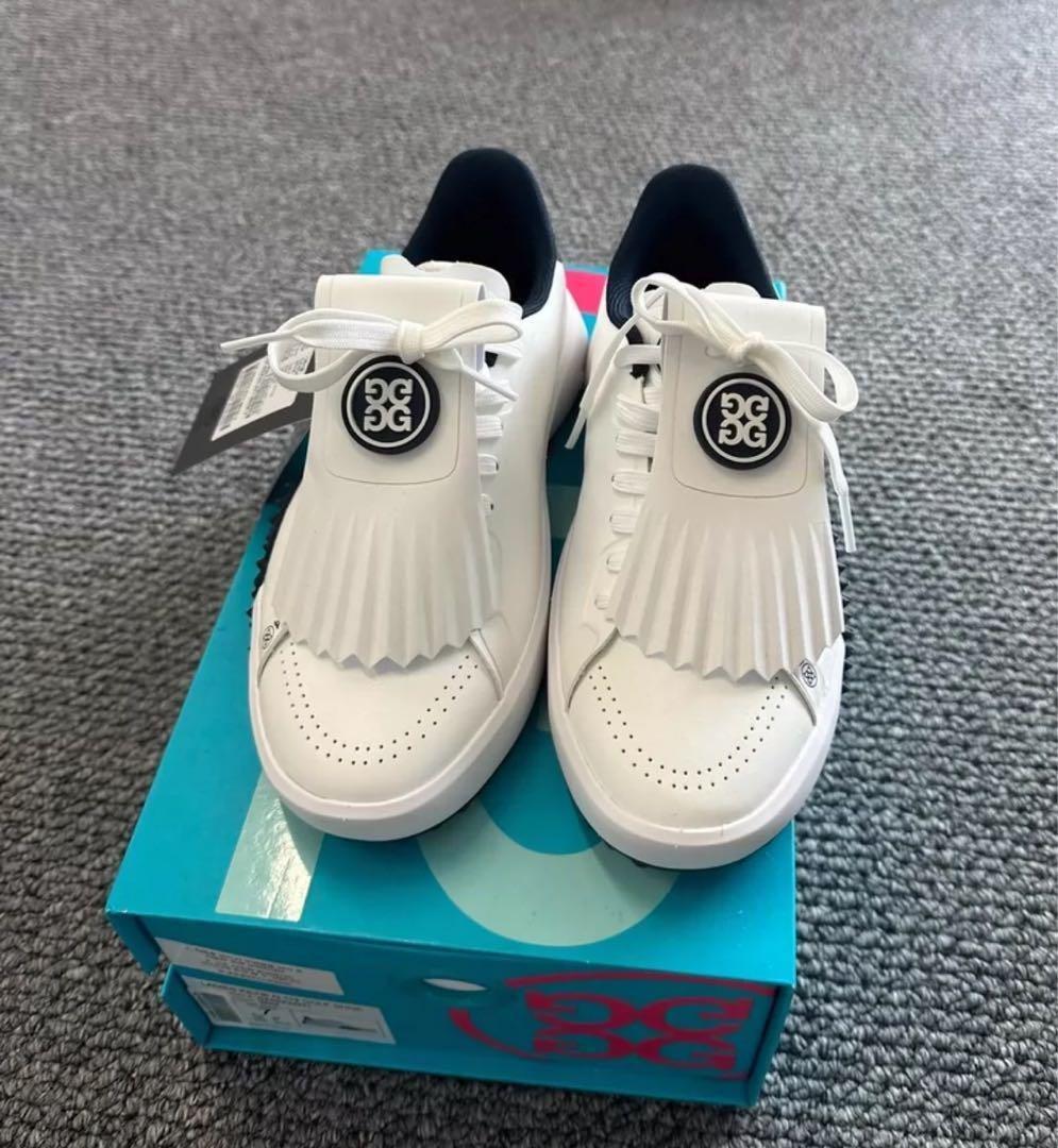 G/FORE レディース ゴルフシューズ 白 タッセル付き スパイクレス 美品⛳