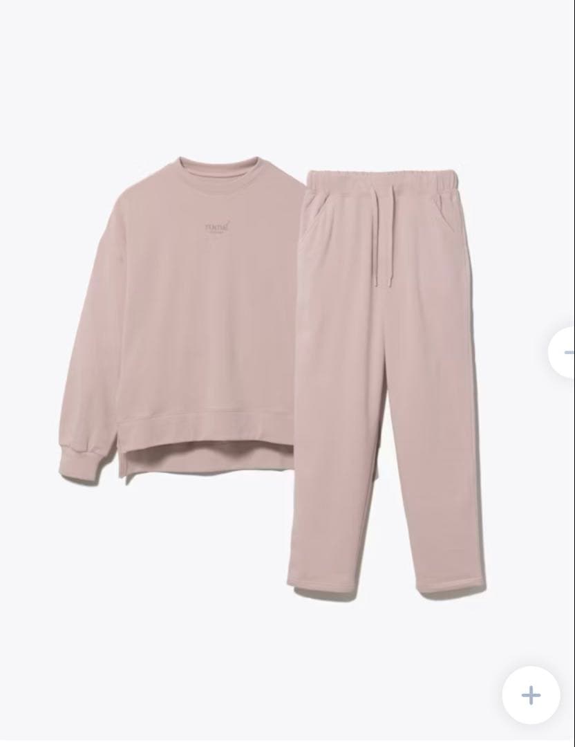 TENTIAL BAKUNE スウェット上下セット s スモークピンク