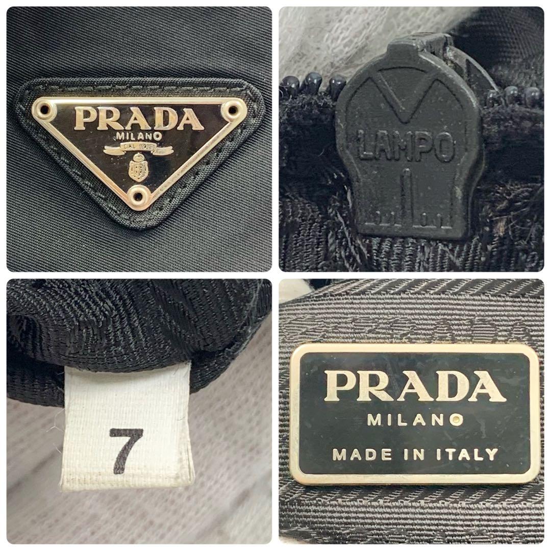 【✨美品✨】プラダ トートバッグ 三角ロゴ ナイロン ブラック