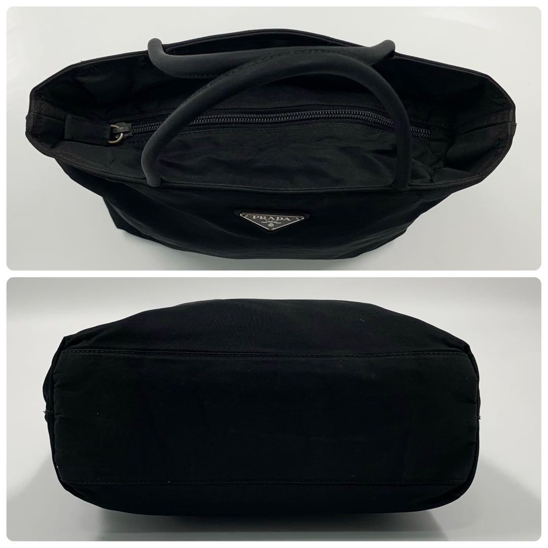 【✨美品✨】プラダ トートバッグ 三角ロゴ ナイロン ブラック